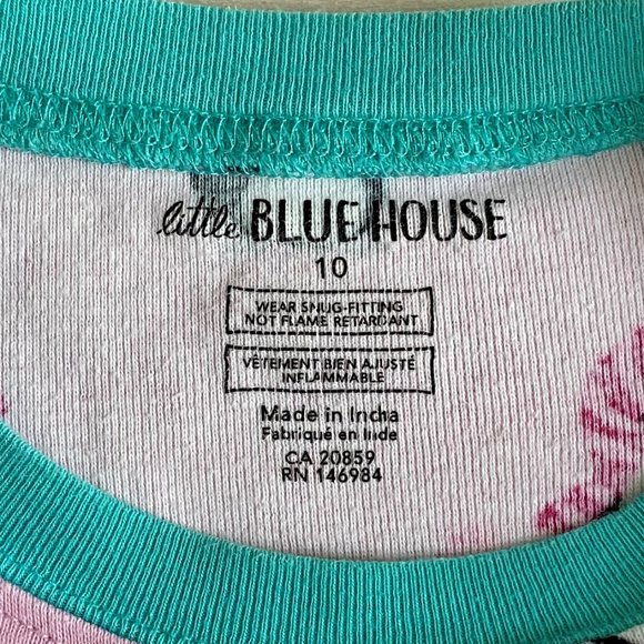๐งHP๐ง little BLUE HOUSE Pink Penguin Long Pajamas - Picture 3 of 5